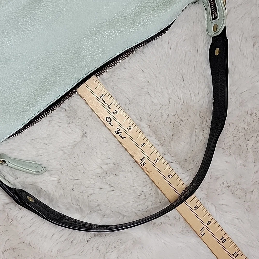 orYANY Mint Pebble Leather Hobo Bag